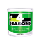 TOA สีทาภายใน สีน้ำโฟร์ซีซั่น สีน้ำ สีทาบ้าน สีภายใน 0.9 ลิตร