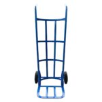 รถเข็นของ รถเข็นเหล็ก ล้อยางไนล่อนแท้ 100% สีฟ้า แบบตรง