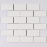 ART MOSAIC กระเบื้องโมเสค ทรง Brick สีขาว 260x344.2x5.5mm