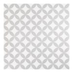 GRANDHOMEMART กระเบื้อง พื้น SUP 60x60cm CIRCLE DECOR GREY MATT