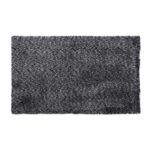 พรม PRAW DE MARBLE BLACK 70X190 ซม. สีดำ