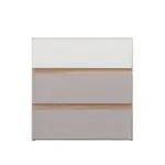 ตู้ลิ้นชัก 3 ลิ้นชัก FURDINI FINE สีลายไม้/ครีมผ้า/ขาวผ้า