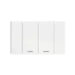 ชุดสวิตช์ทางเดียว 2 ช่อง SCHNEIDER A7032F_WH สีขาว