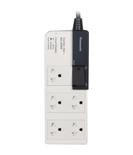 รางปลั๊กไฟ 5 ช่อง PANASONIC WCHG 28352 3 ม.