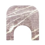 พรมห้องน้ำ PRAW DE MARBLE PINK 62X70 ซม. สีชมพู