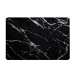 พรม PRAW DE MARBLE BLACK 50X75 ซม. สีดำ