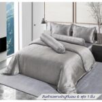 ผ้าปูที่นอน 6 ฟุต BENETTA OPERA สี SILVER