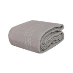 ผ้าคลุมเตียง 6 ฟุต HOME LIVING STYLE MARTIN สีน้ำตาล