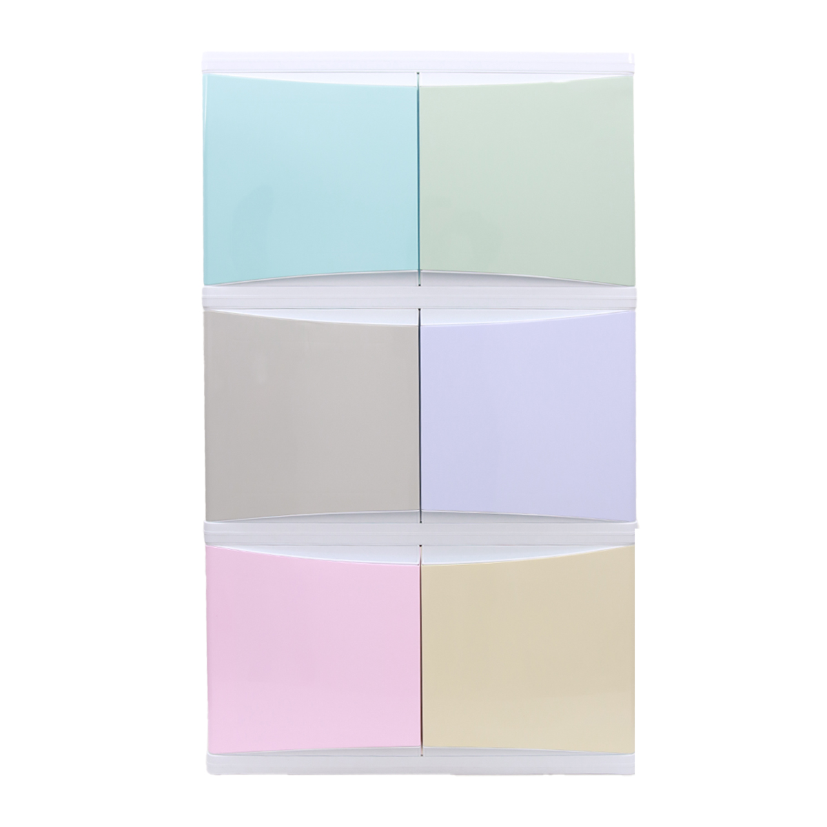 DECOS ตู้พลาสติก 3 ชั้น รุ่น S6 คละสี