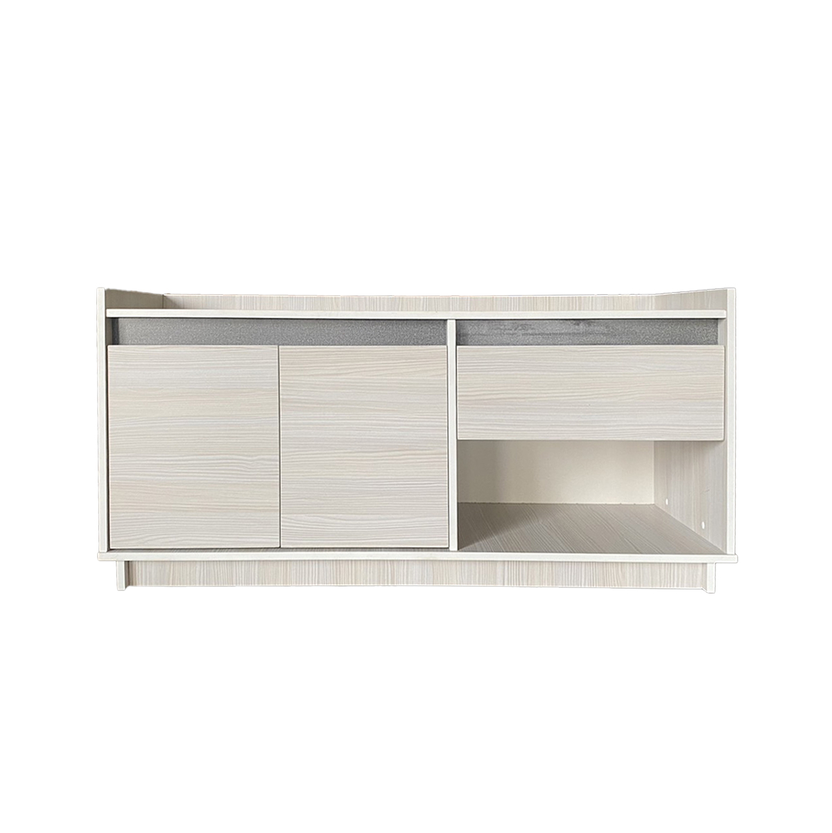 DECOS ตู้วางทีวี 120 ซม. รุ่น Irene สีครีม