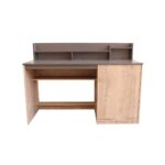 DECOS โต๊ะทำงานไม้ 140 ซม. รุ่น A-140 สีแนชเชอเริล-เทา