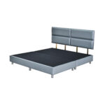 SWANA เตียงหนัง 6 ฟุต รุ่น HUGO สีเทาเข้ม