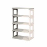 ชั้นวางรองเท้า 5 ชั้น STACKO BONNIE 53X26X75 ซม. สีขาว/เทา