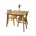 ชุดโต๊ะอาหาร 2 ที่นั่ง EVERGREEN FURNITURE สีไม้ธรรมชาติ