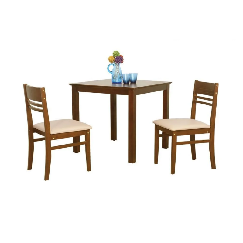 ชุดโต๊ะอาหาร 2 ที่นั่ง FURDINI NANO สี LIGHT WALNUT