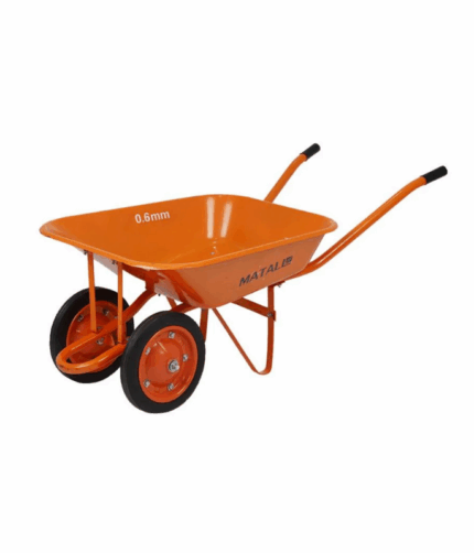 รถเข็นปูน ล้อคู่ MATALL WB6200D สีส้ม