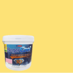 สีน้ำทาภายนอก ชนิดกึ่งเงา BEGER COOL DIAMONDSHIELD 10 087-5 สี YELLOW ROSE 9 ลิตร