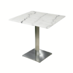 โต๊ะสนามหินอ่อนเหลี่ยม SPRING MARBLE MSL สีขาว