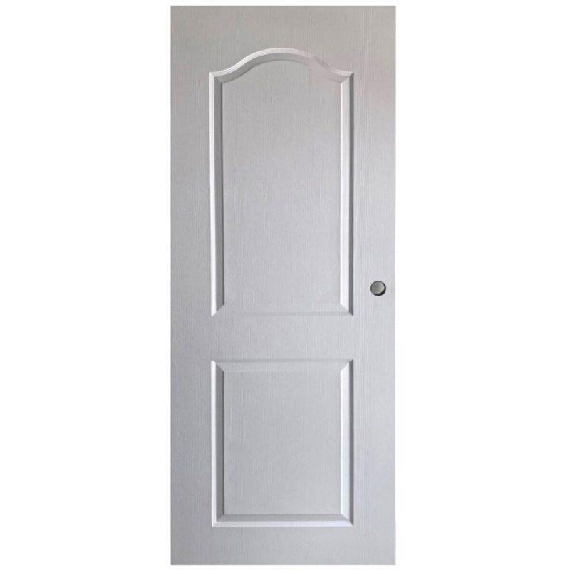 ALUGUARD ประตูUPVC ภายนอก 80x200 เซนติเมตร รุ่น S85 สีขาว (เจาะลูกบิด)