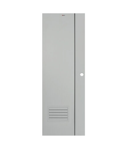 BATHIC ประตูห้องน้ำ UPVC 70x180 ซม. รุ่น BG2 สีเทา (เจาะ)