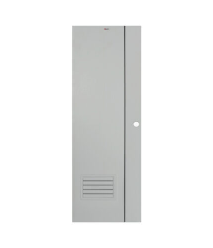 BATHIC ประตูห้องน้ำ UPVC 70x200 ซม. รุ่น BG2 สีเทา (เจาะ)